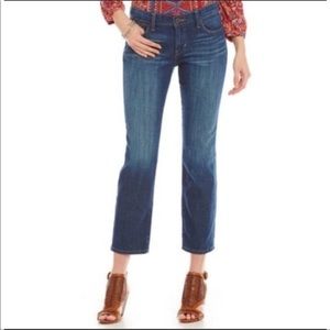Lucky Brand Sweet’n low crop straight leg jeans, size 12/31